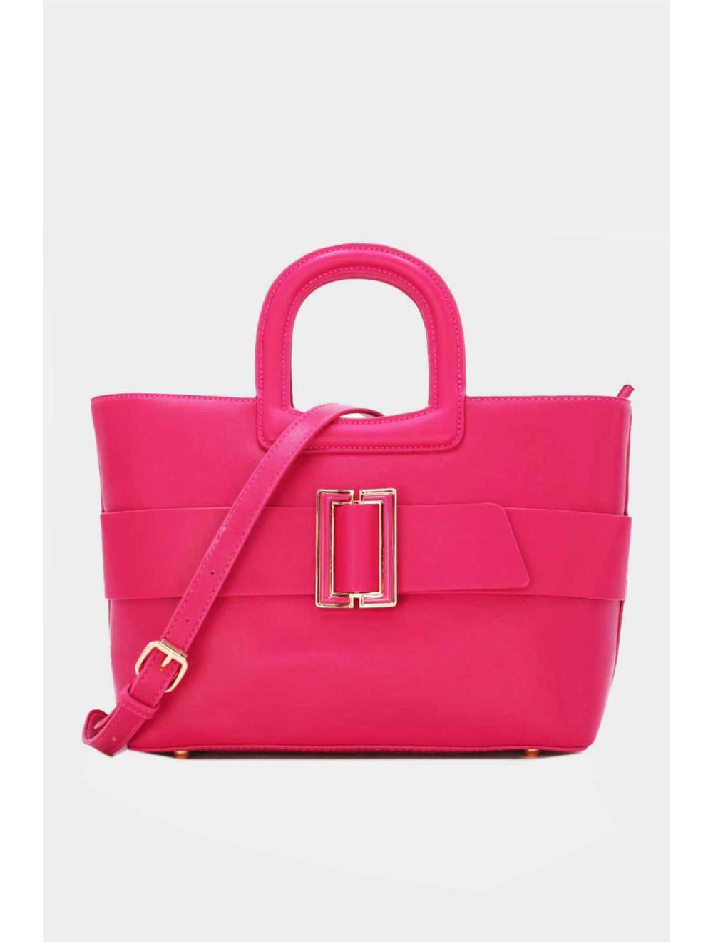 tom&eva Sac Cabas Ceinturé Unicolore 6944-Fushia