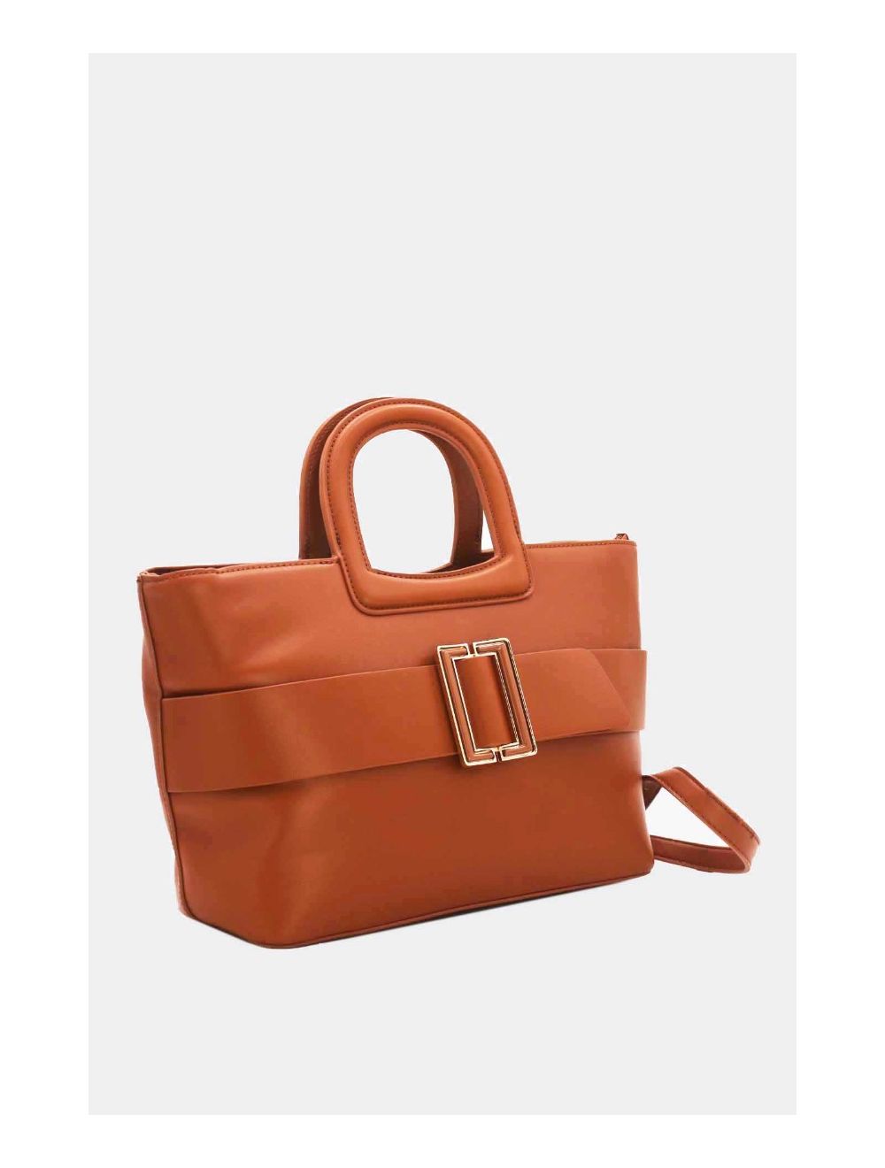 Tom&eva Sac Cabas Ceinturé Unicolore 6944-Marron