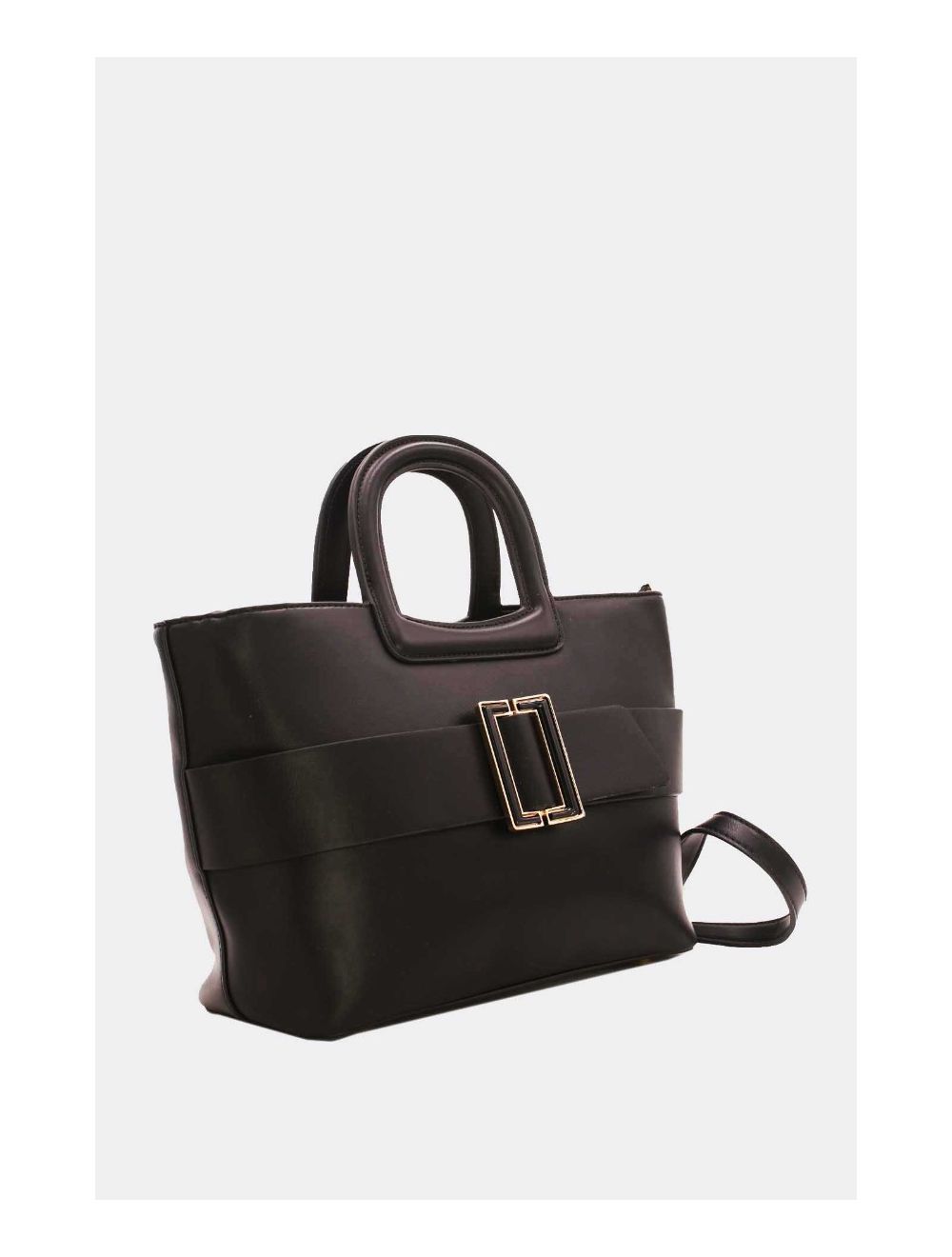 Tom&eva Sac Cabas Ceinturé Unicolore 6944-Noir