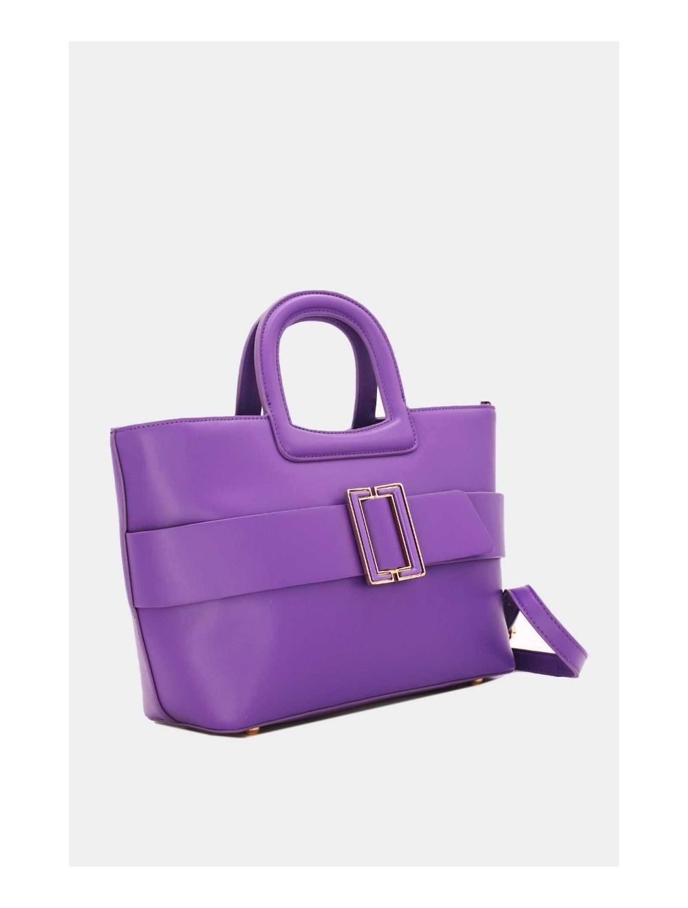 Tom&eva Sac Cabas Ceinturé Unicolore 6944-Violet