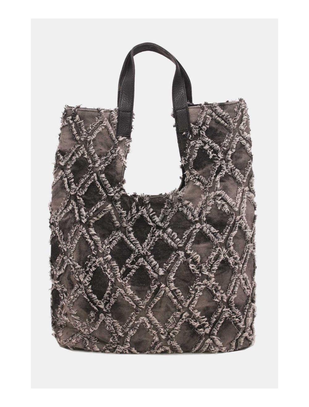 Tom&eva Sac Cabas Denim 23B-5815-Noir