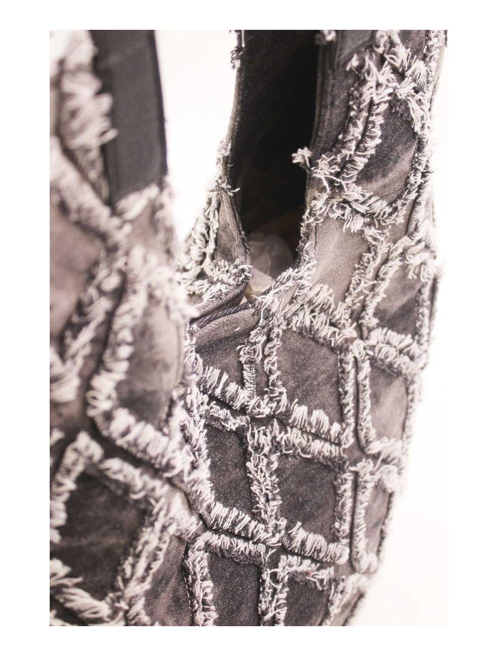 Tom&eva Sac Cabas Denim 23B-5815-Noir