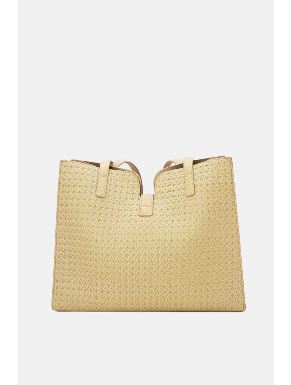 Tom&eva Sac Cabas Effet Tressé 24B-6097-Abricot