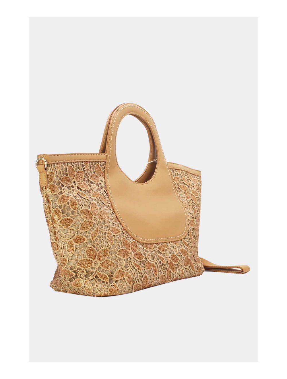 Tom&eva Sac Cabas Jacquard 24P-5985-Abricot