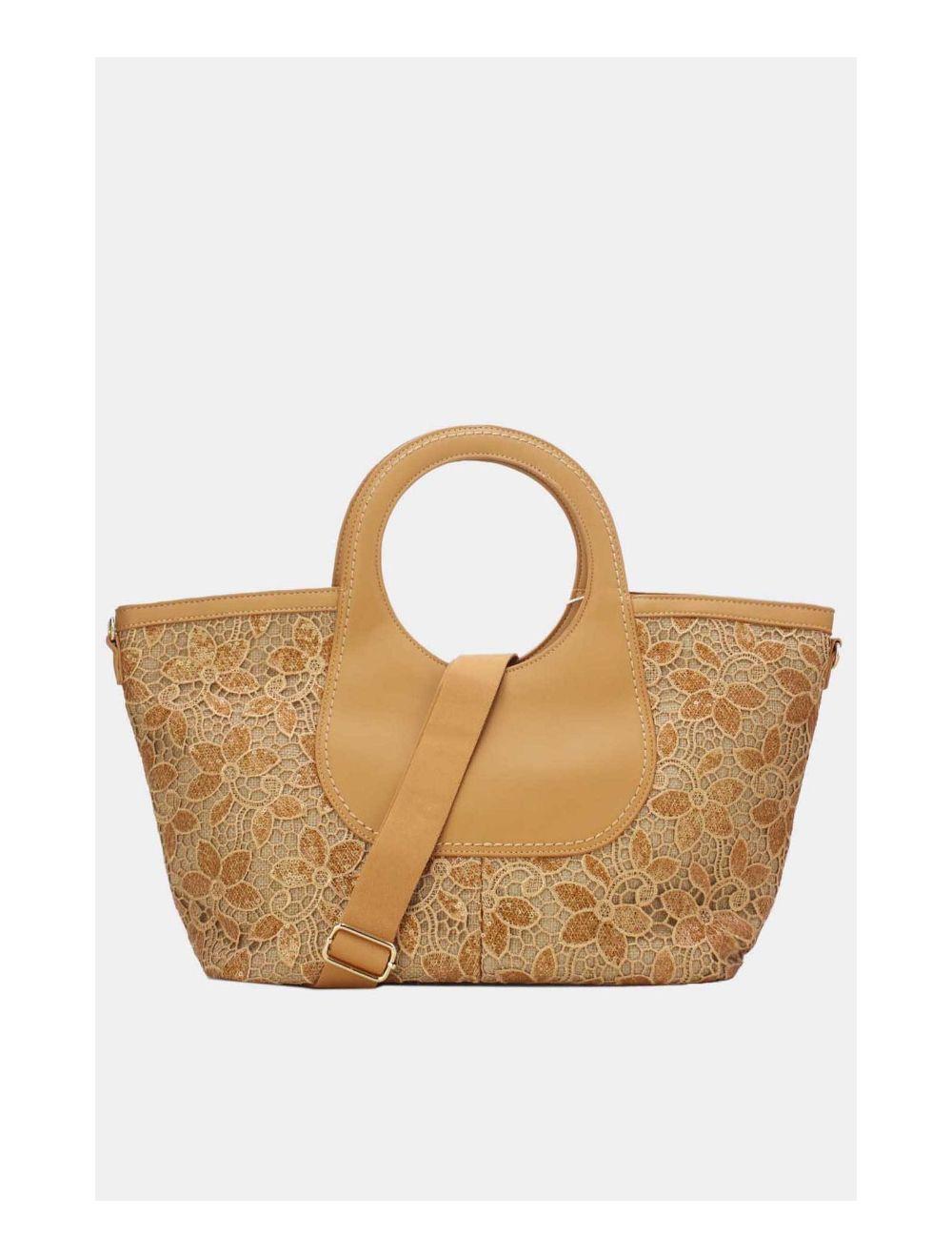 tom&eva Sac Cabas Jacquard 24P-5985-Abricot