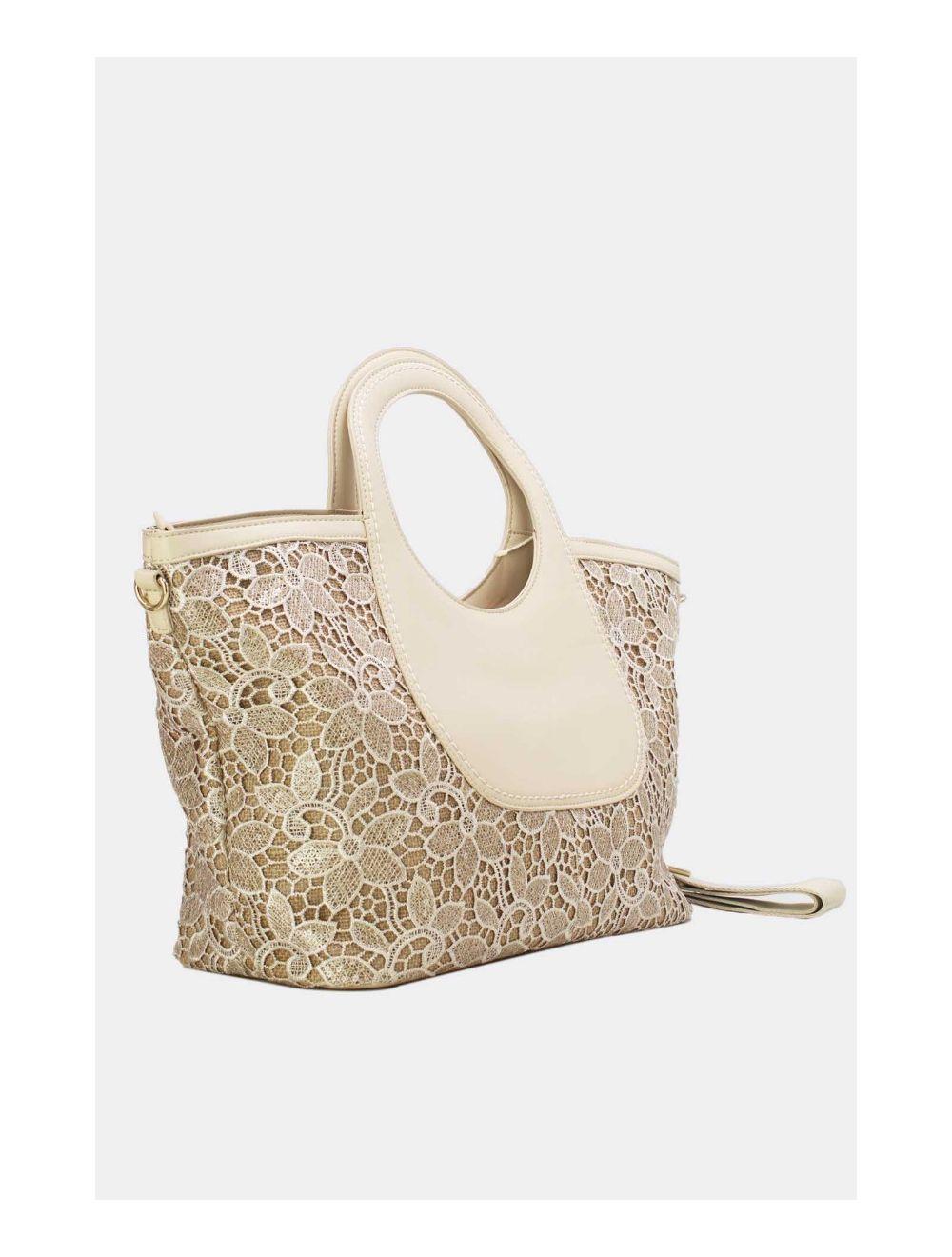 Tom&eva Sac Cabas Jacquard 24P-5985-Beige