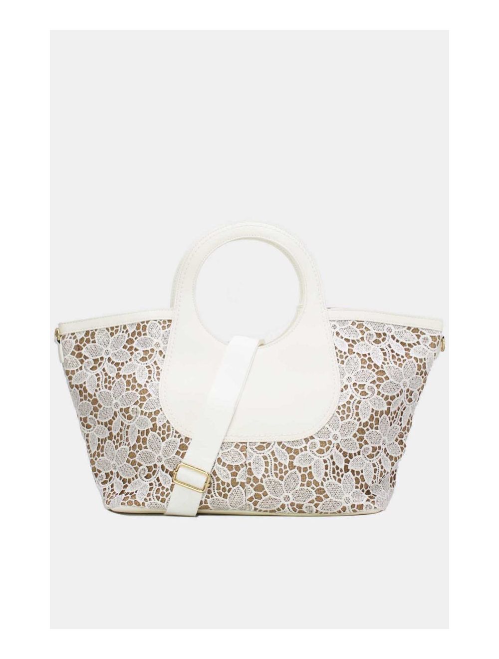 Tom&eva Sac Cabas Jacquard 24P-5985-Blanc