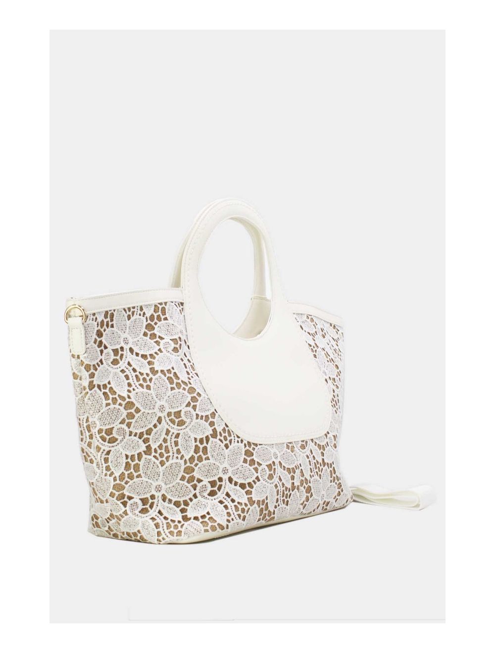 Tom&eva Sac Cabas Jacquard 24P-5985-Blanc