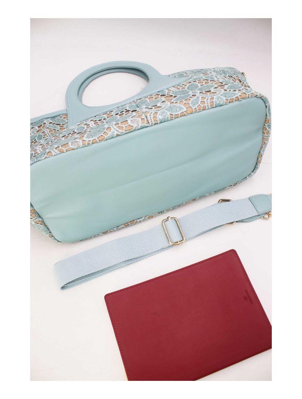 Tom&eva Sac Cabas Jacquard 24P-5985-Bleu