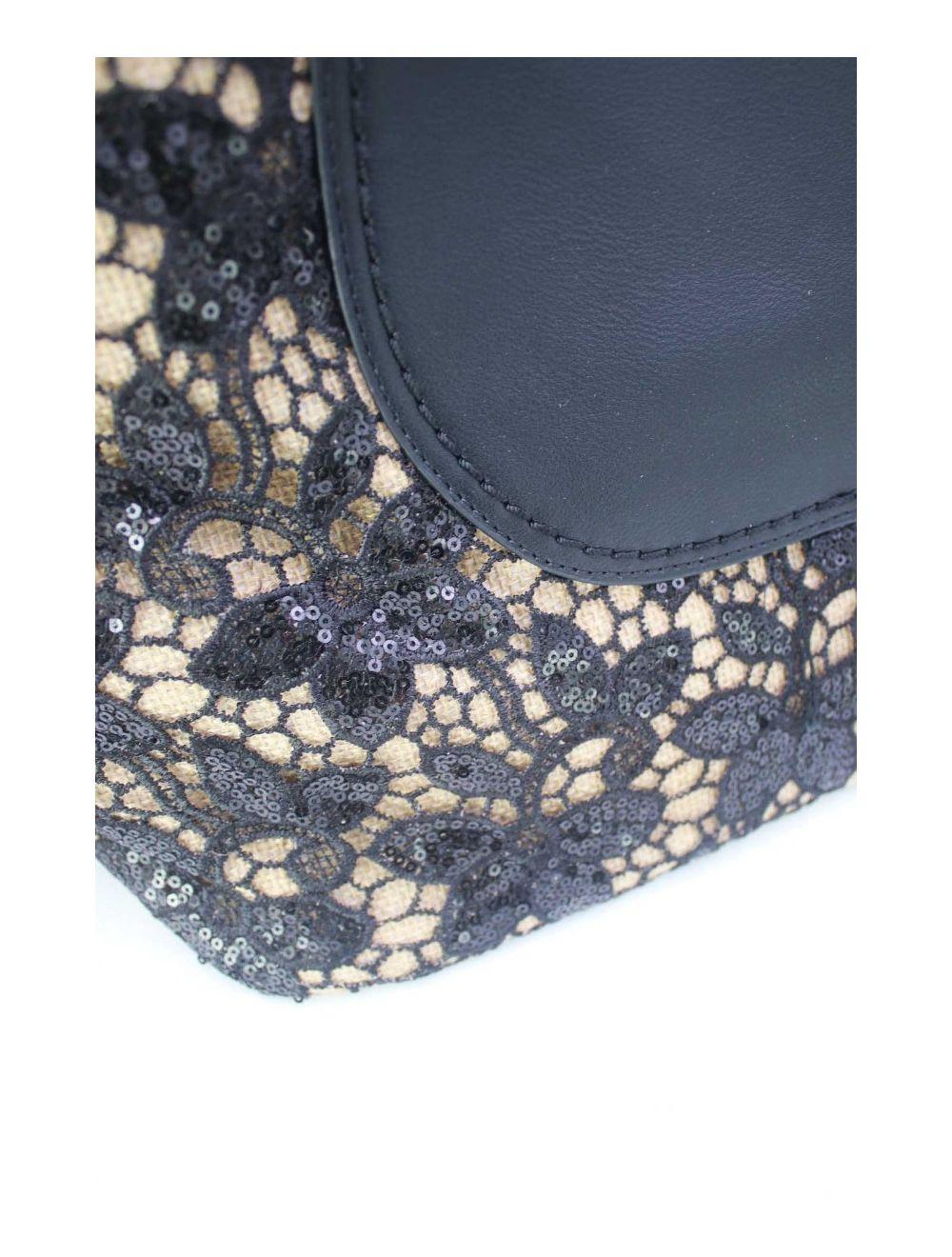 Tom&eva Sac Cabas Jacquard 24P-5985-Noir