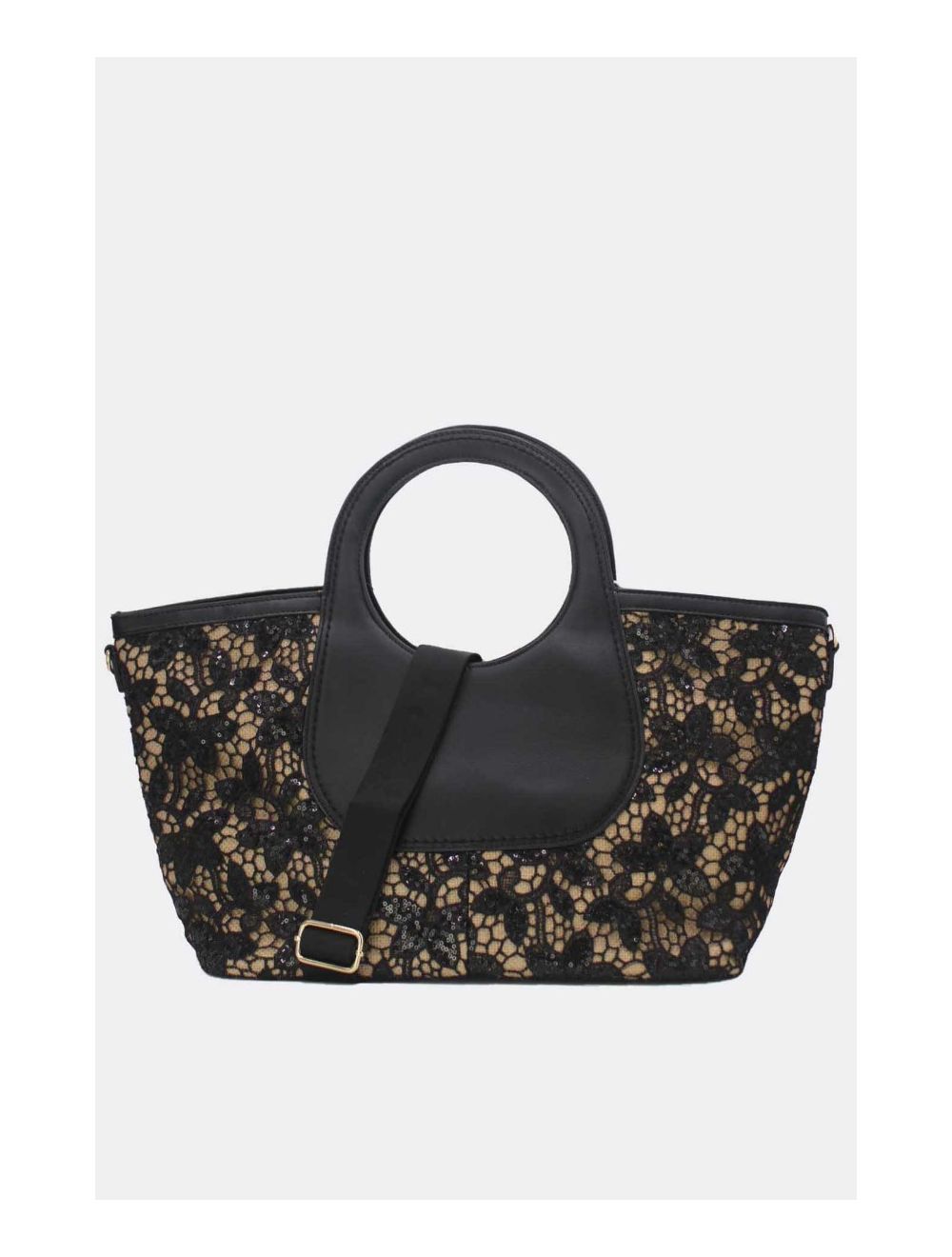 tom&eva Sac Cabas Jacquard 24P-5985-Noir