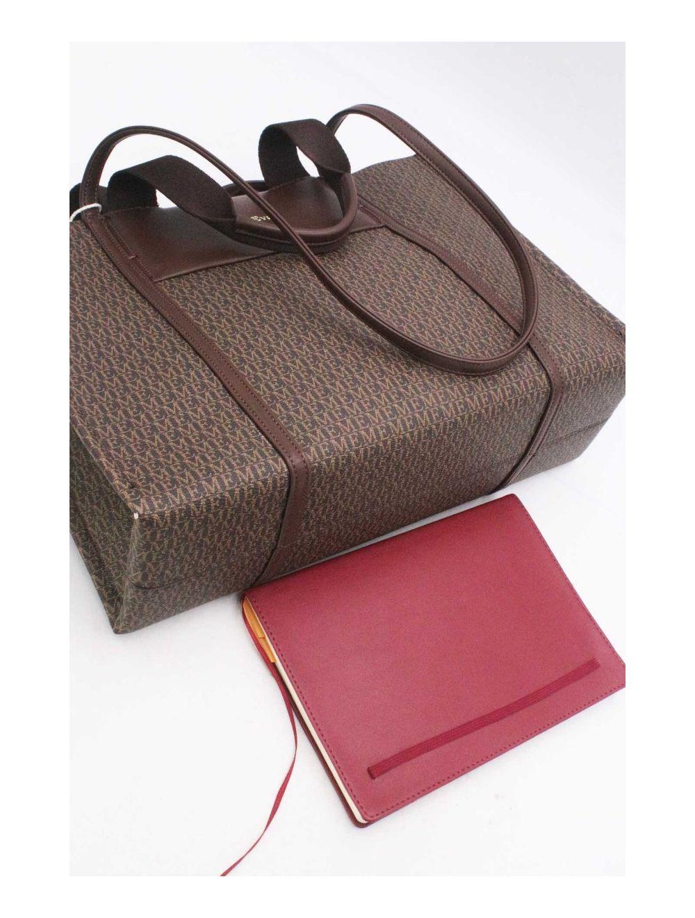 tom&eva Sac Cabas Monogramme 24B-5873-Café