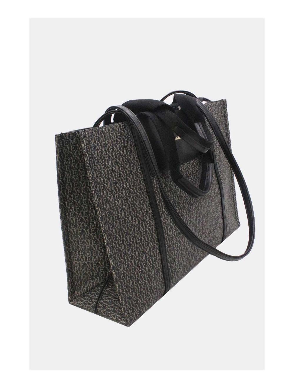 Tom&eva Sac Cabas Monogramme 24B-5873-Noir