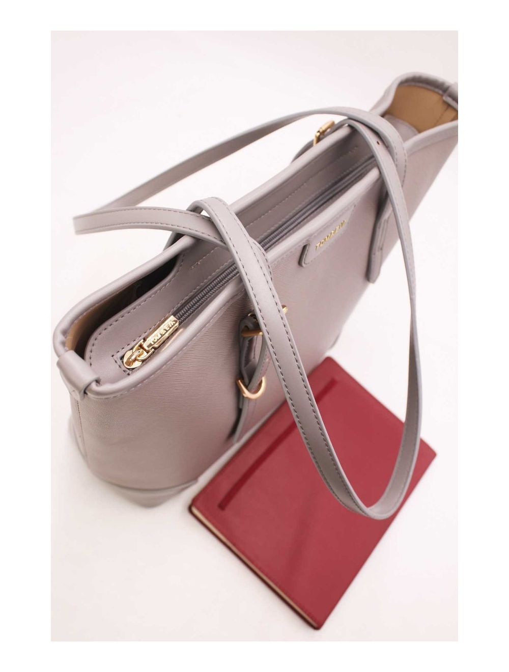 tom&eva Sac Cabas Rigide Femme 23B-5812-Gris