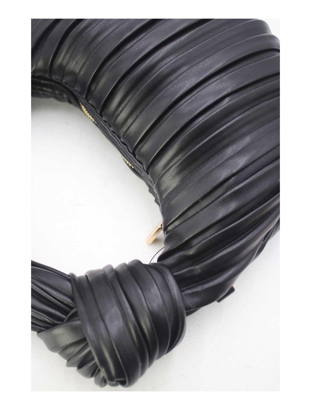 tom&eva Sac Demi Lune Plissée 24P-5935-Noir