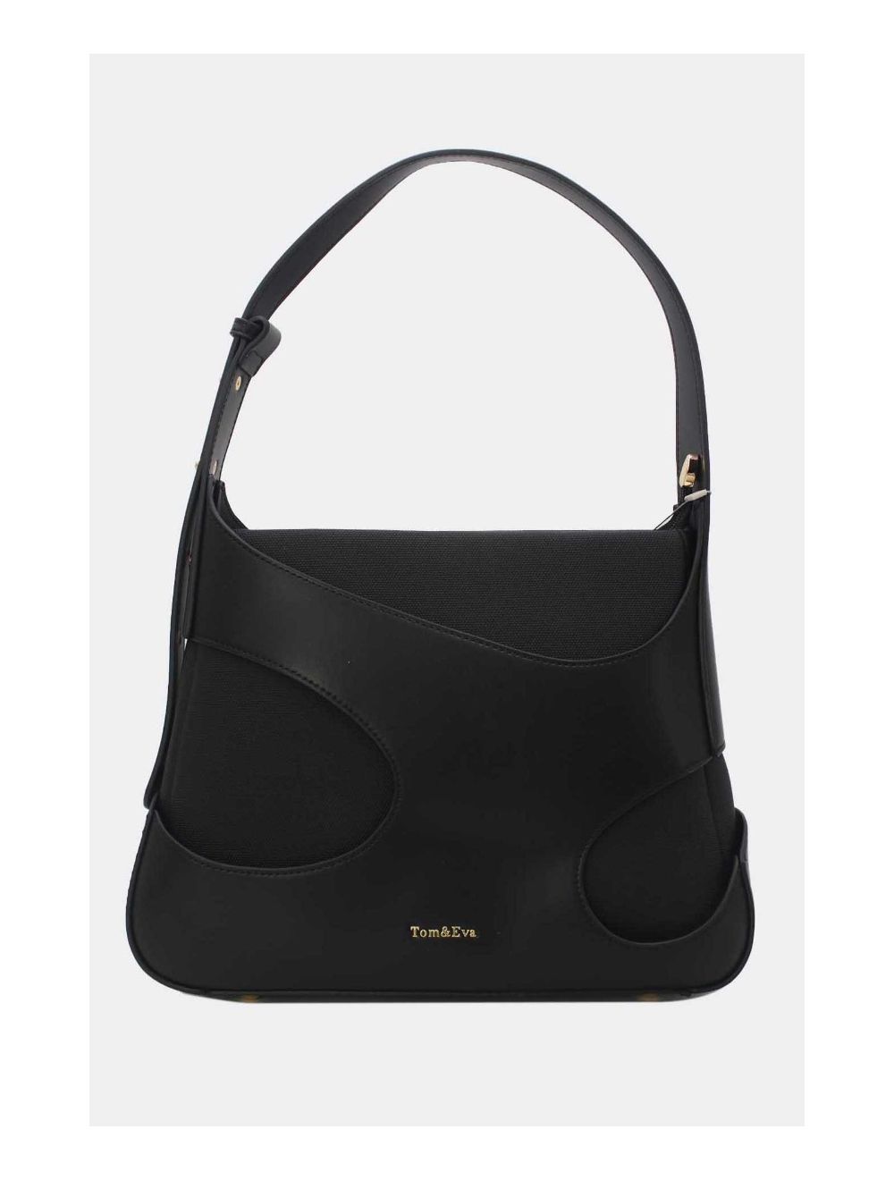 Tom&eva Sac Hobo Bimatériel 24B-5960-Noir
