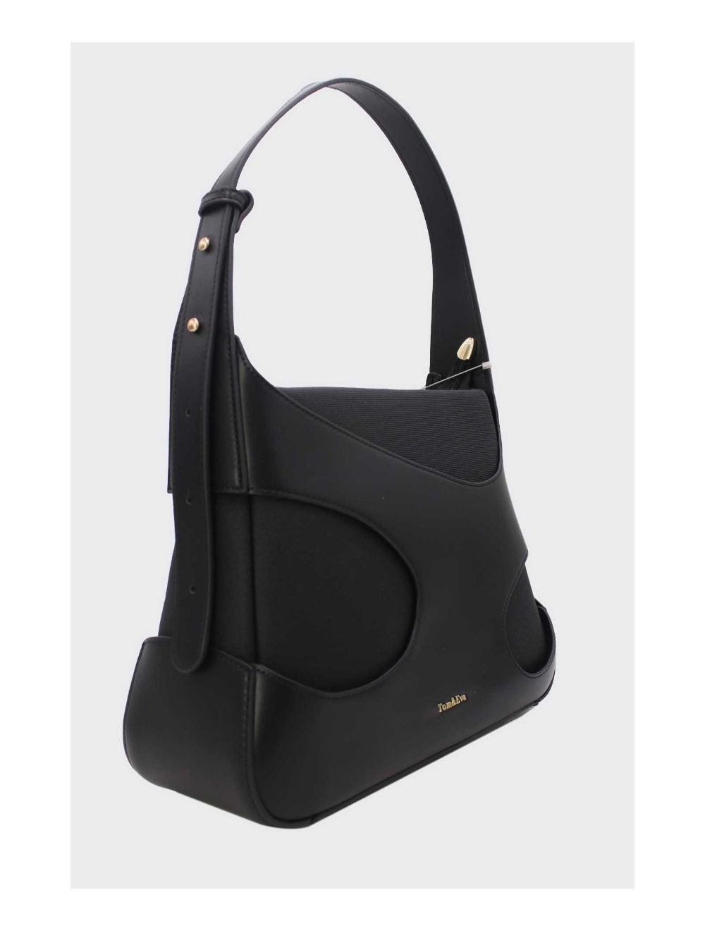 Tom&eva Sac Hobo Bimatériel 24B-5960-Noir