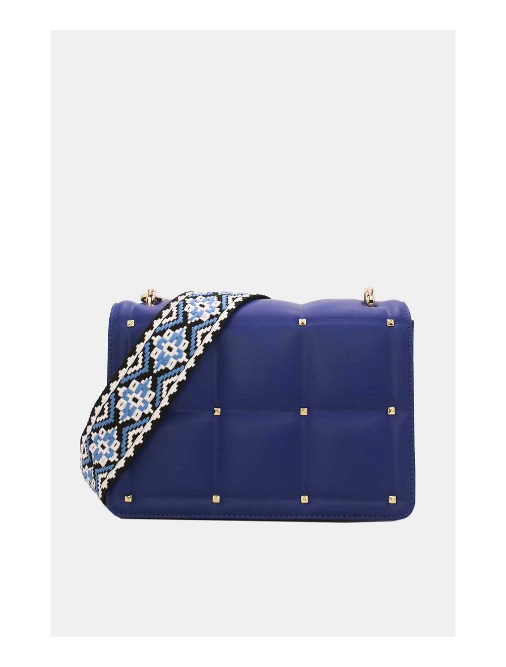 Tom&eva Sac Matelassé Avec Sangle Large -6879H-Bleu