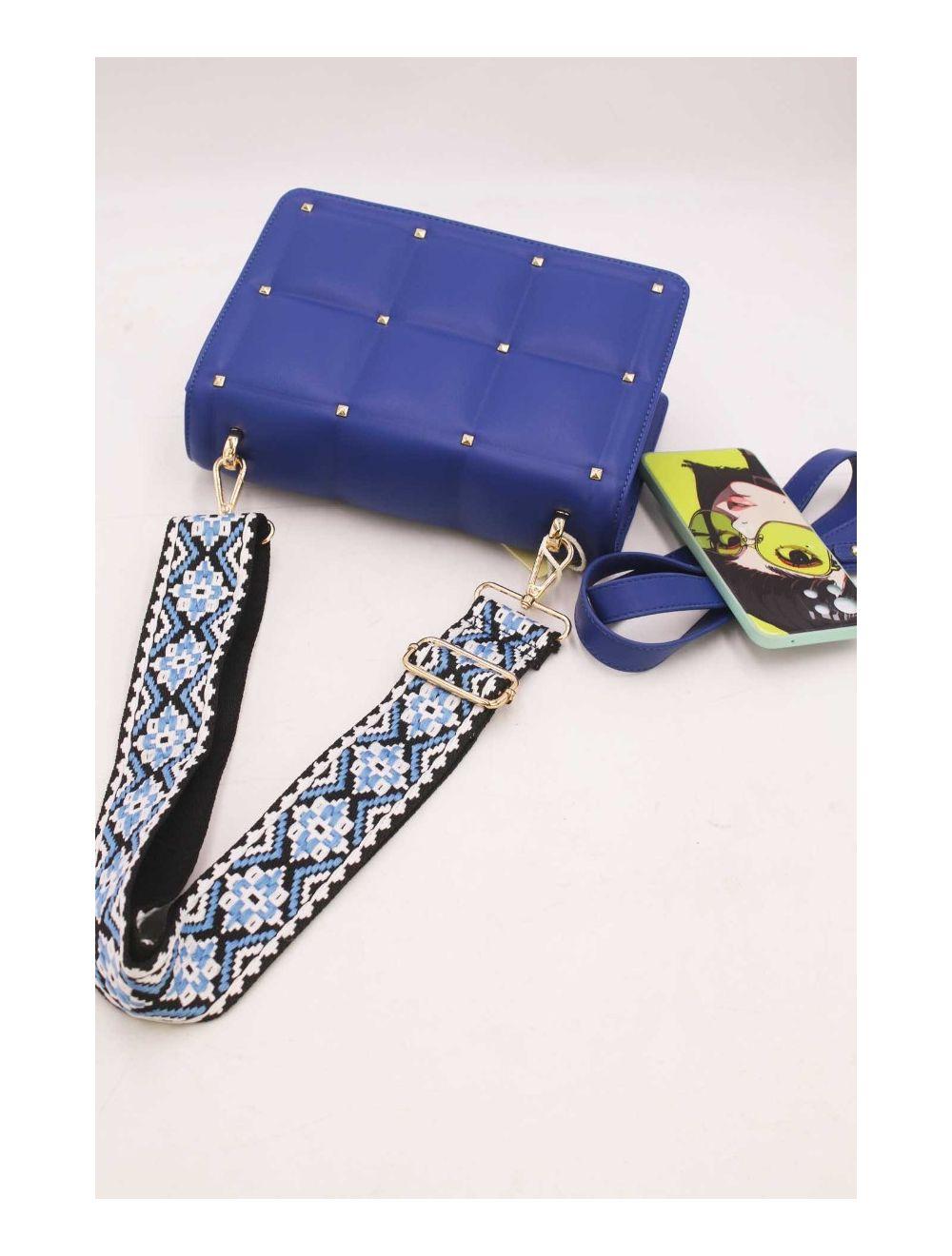 tom&eva Sac Matelassé Avec Sangle Large -6879H-Bleu