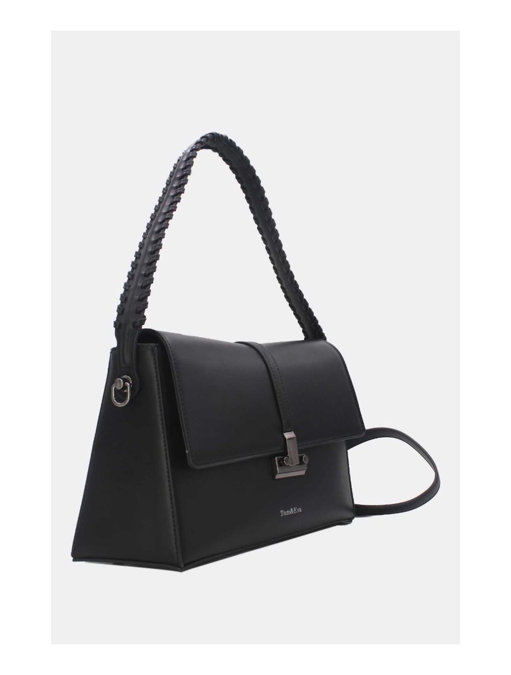 Tom&eva Sac Porté Épaule à Coutures 24B-6126-Noir