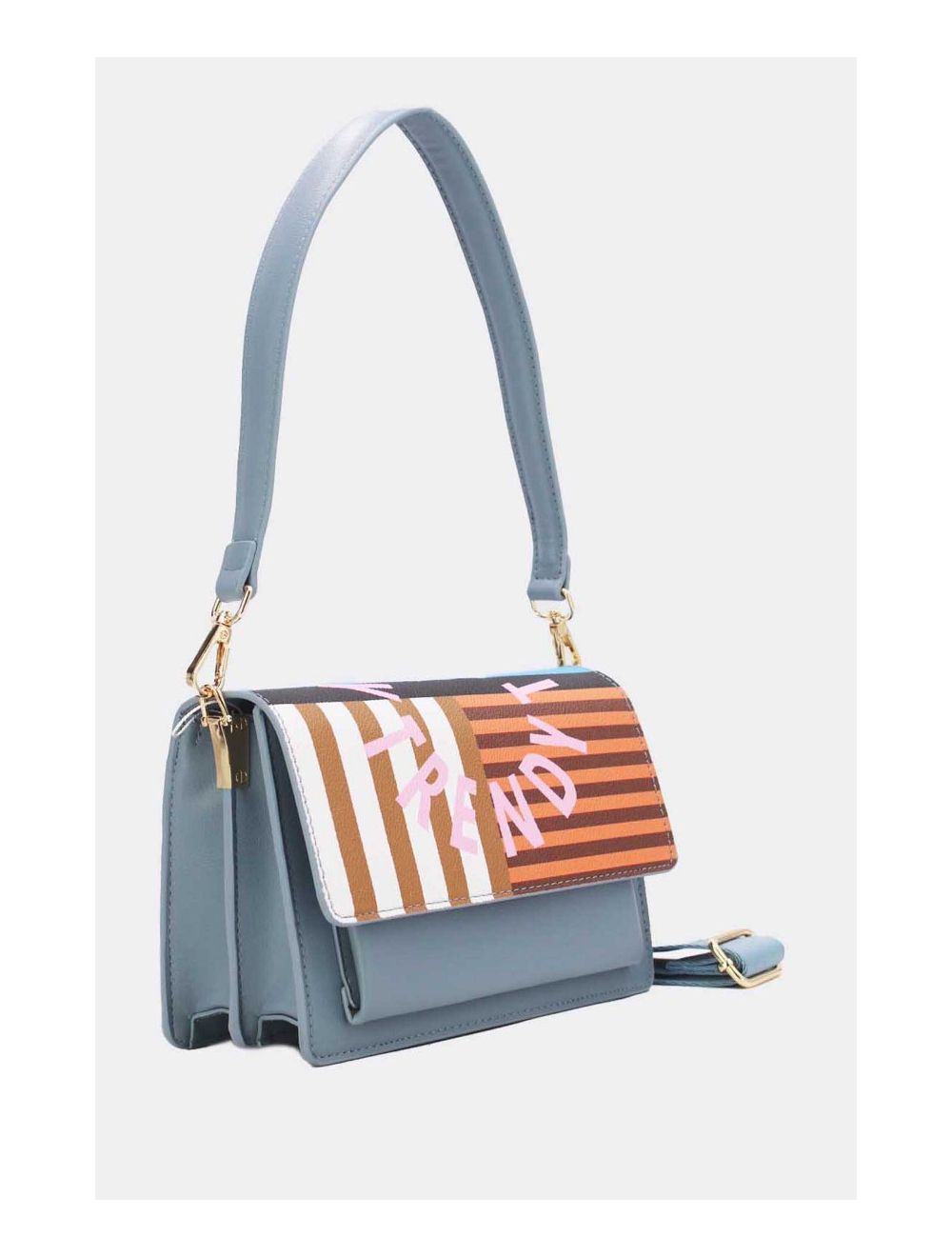 Tom&eva Sac Porté Épaule Multipoches 24P-6083-Bleu