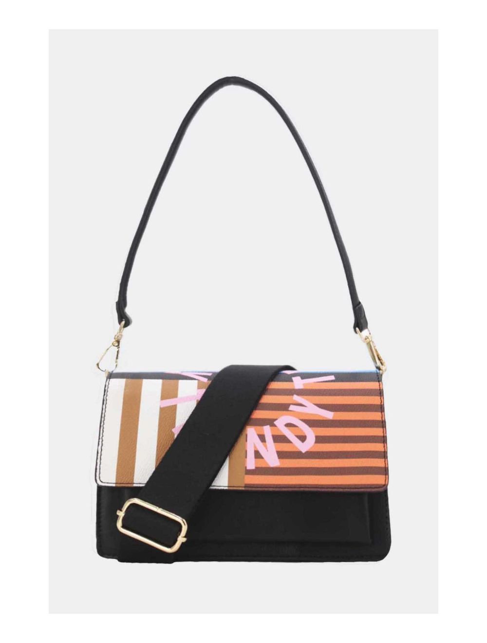 Tom&eva Sac Porté Épaule Multipoches 24P-6083-Noir