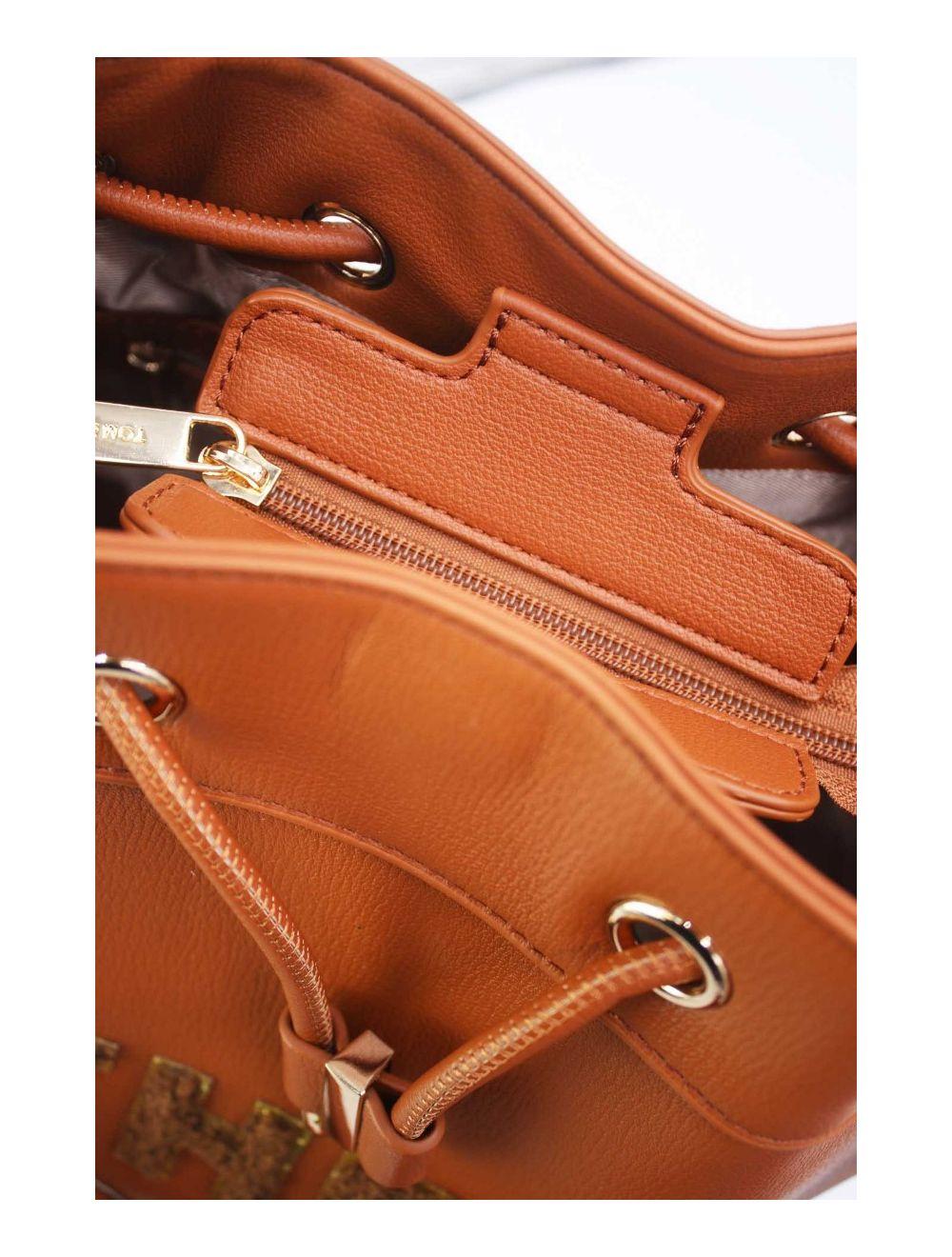 tom&eva Sac Seau Bucket-24B-5856-Marron