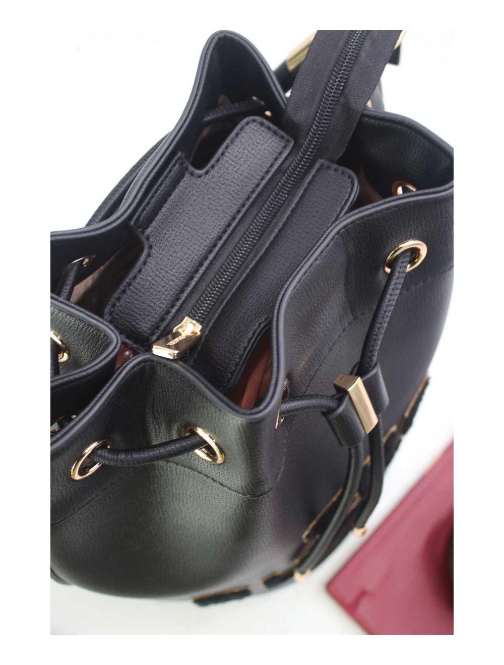 tom&eva Sac Seau Bucket-24B-5856-Noir