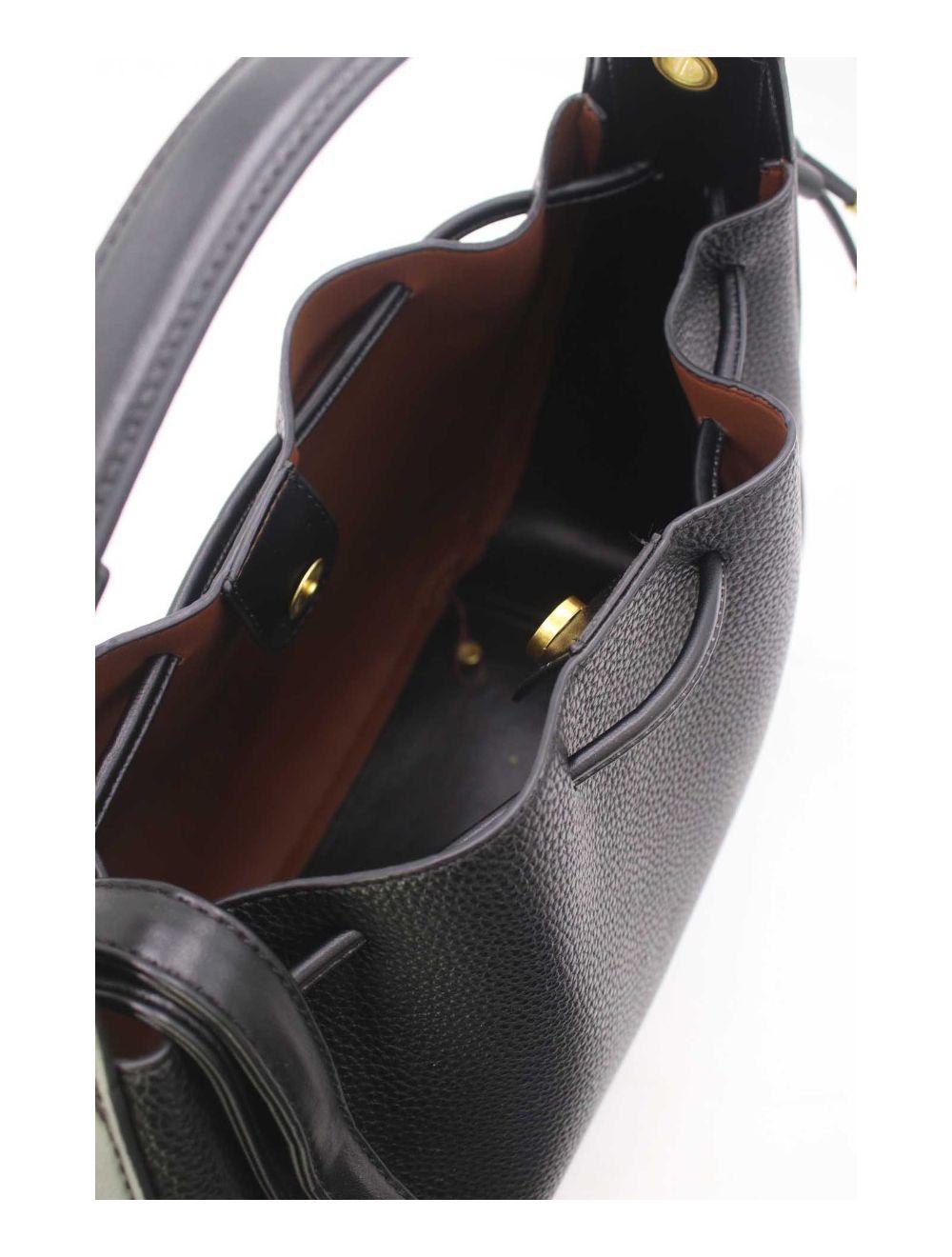 Tom&eva Sac Seau Effet Grainée 2-in-1 3105-Noir