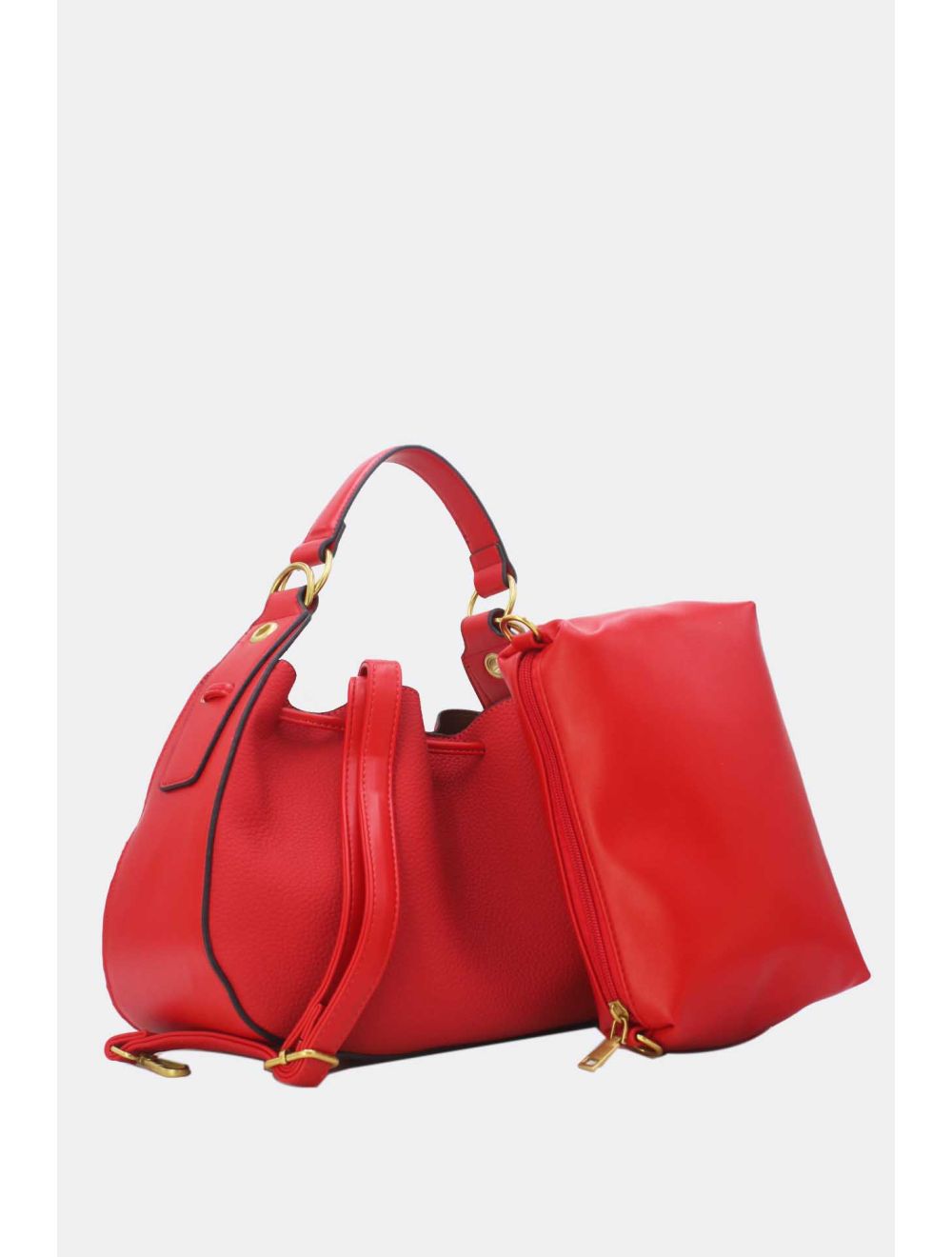 Tom&eva Sac Seau Effet Grainée 2-in-1 3105-Rouge