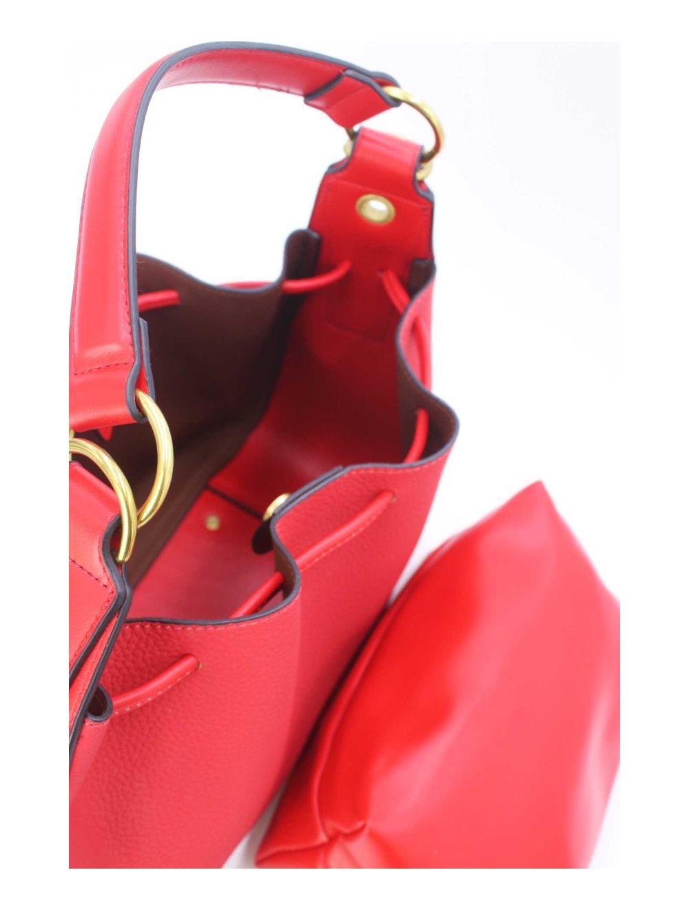 tom&eva Sac seau effet Grainée 2-in-1 3105-Rouge