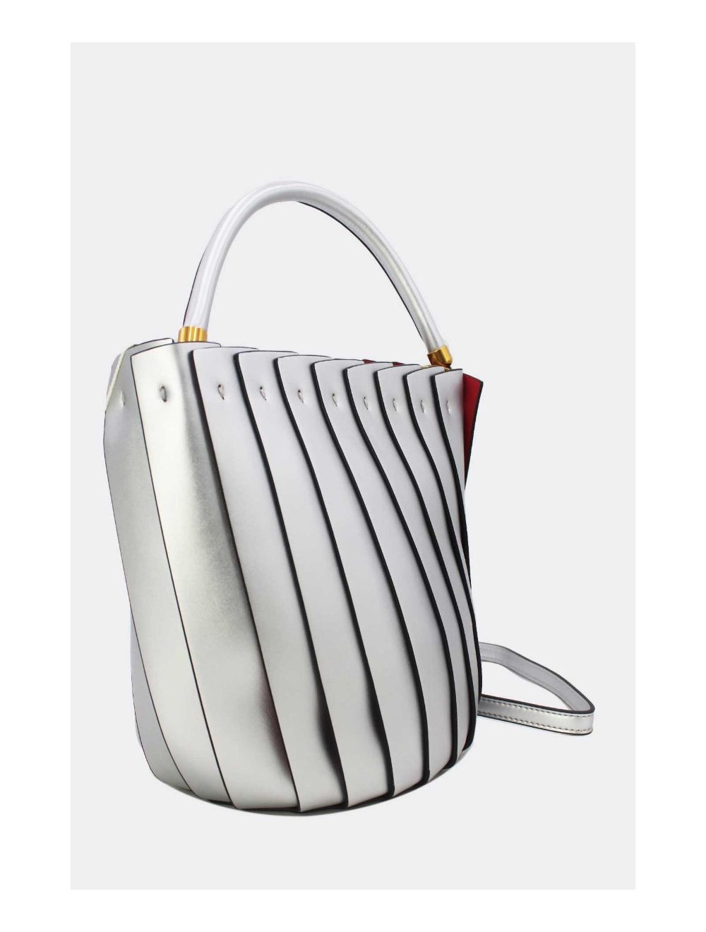 Tom&eva Sac Seau Vintage Plissé 24B-5967-Argent
