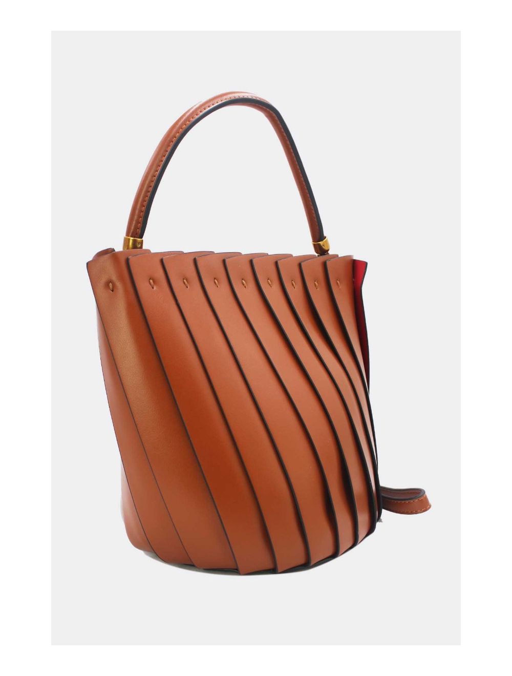Tom&eva Sac Seau Vintage Plissé 24B-5967-Marron