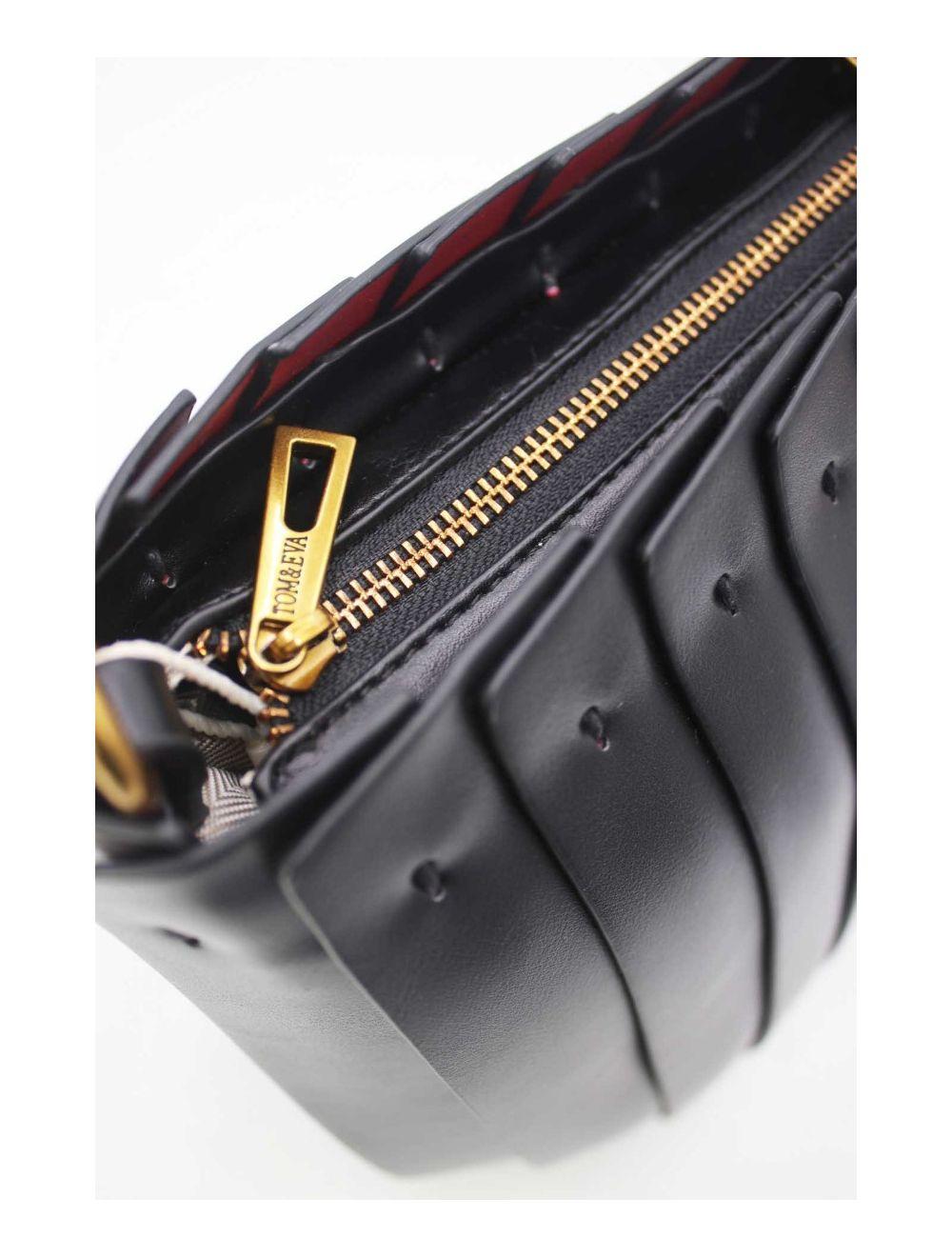 Tom&eva Sac Seau Vintage Plissé 24B-5967-Noir