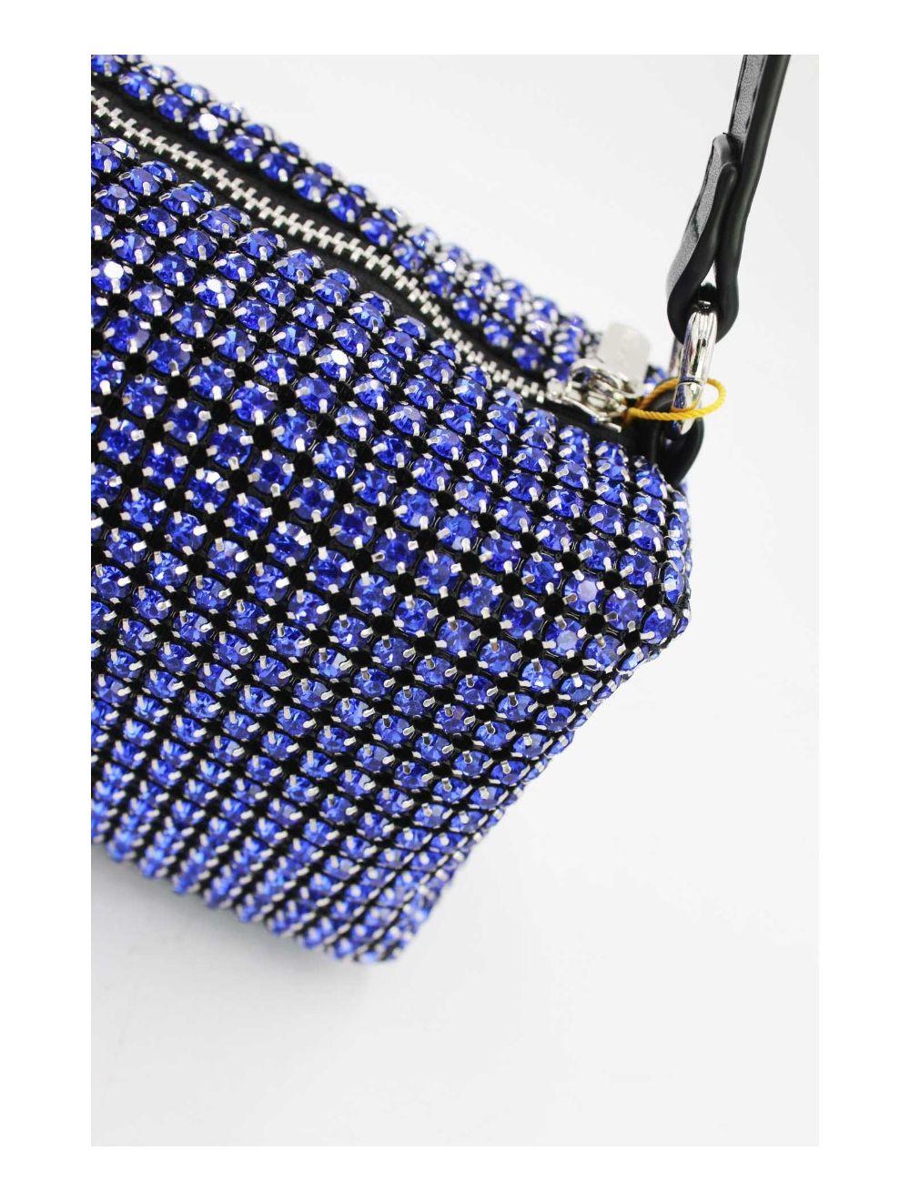 Tom&eva Sac Soirée à Strass -22P-5385-Blue