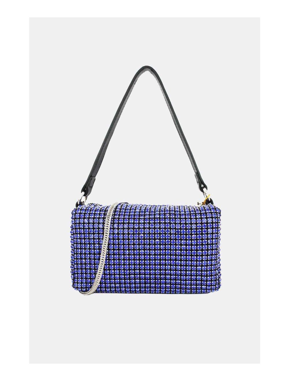 tom&eva Sac Soirée à Strass -22P-5385-Blue