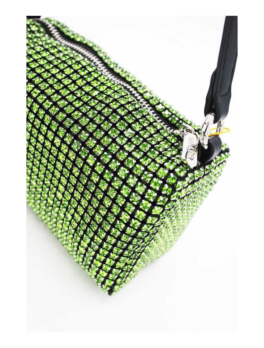 Tom&eva Sac Soirée à Strass -22P-5385-Green