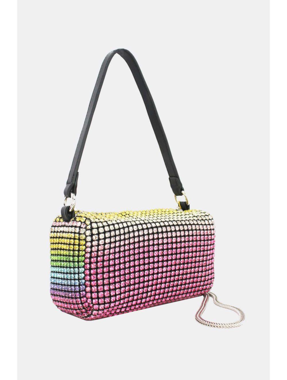 Tom&eva Sac Soirée à Strass -22P-5385-Multi