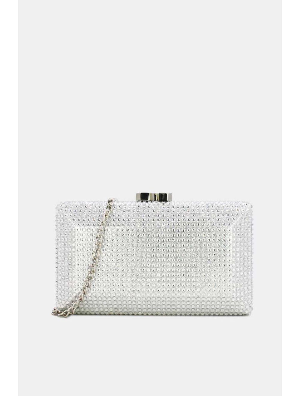 Tom&eva Sac Soirée Boîte De Nuit 22P-5577-Argent