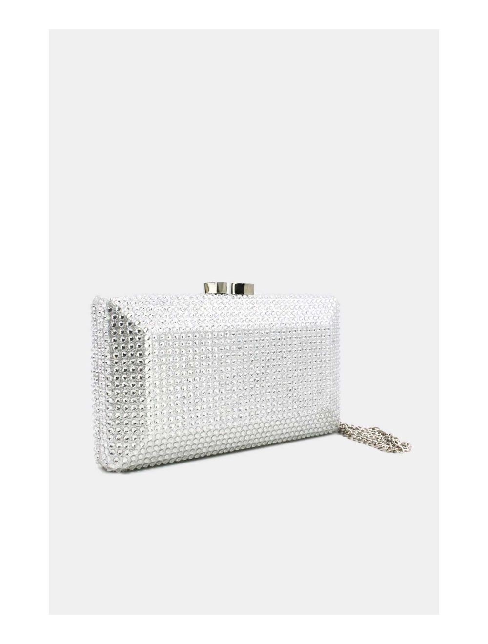 tom&eva Sac Soirée Boîte de Nuit 22P-5577-Argent