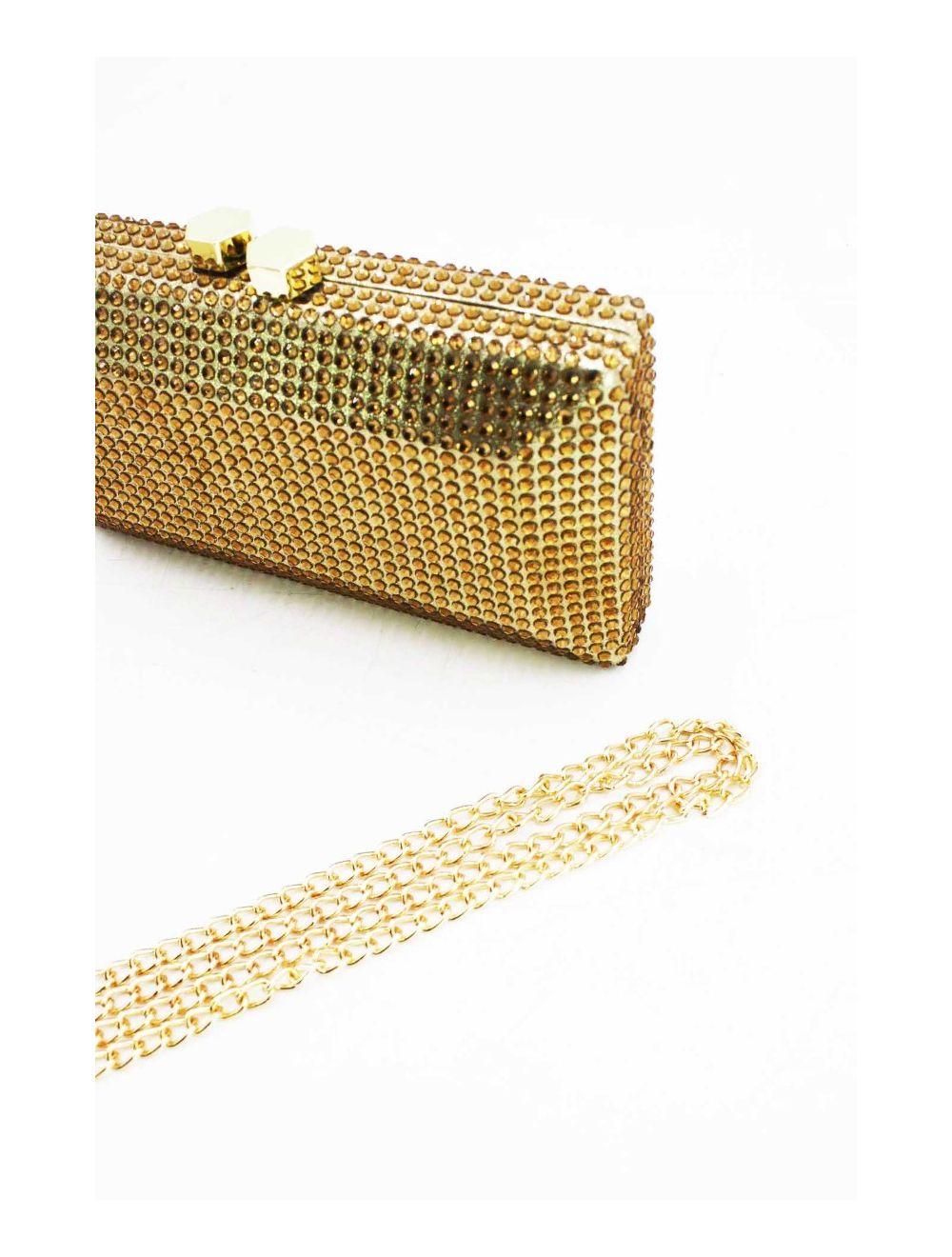 Tom&eva Sac Soirée Boîte De Nuit 22P-5577-Doré