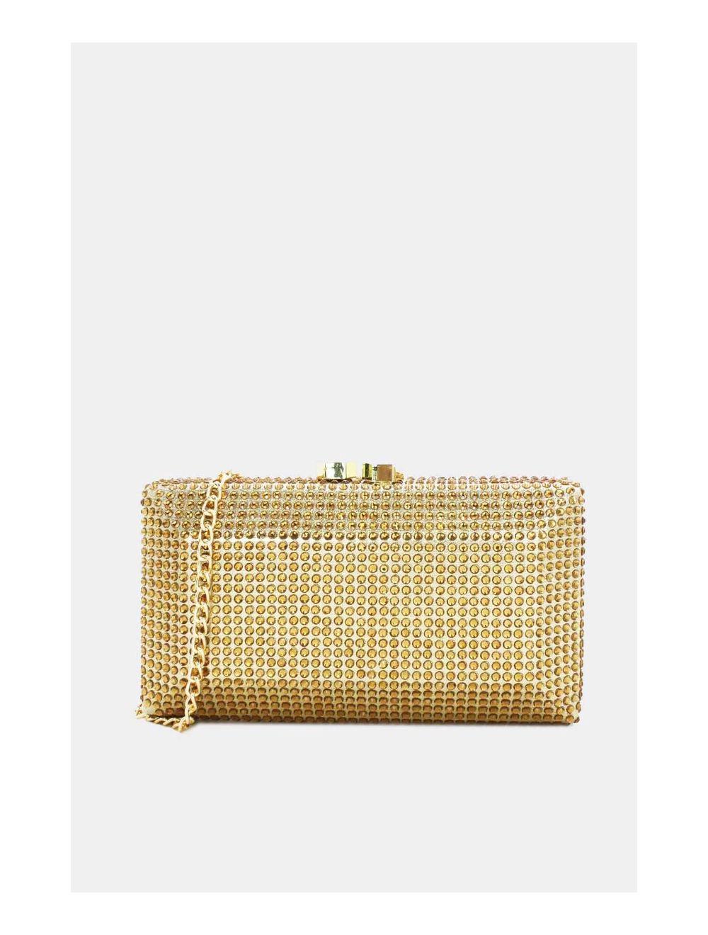 tom&eva Sac Soirée Boîte de Nuit 22P-5577-Doré