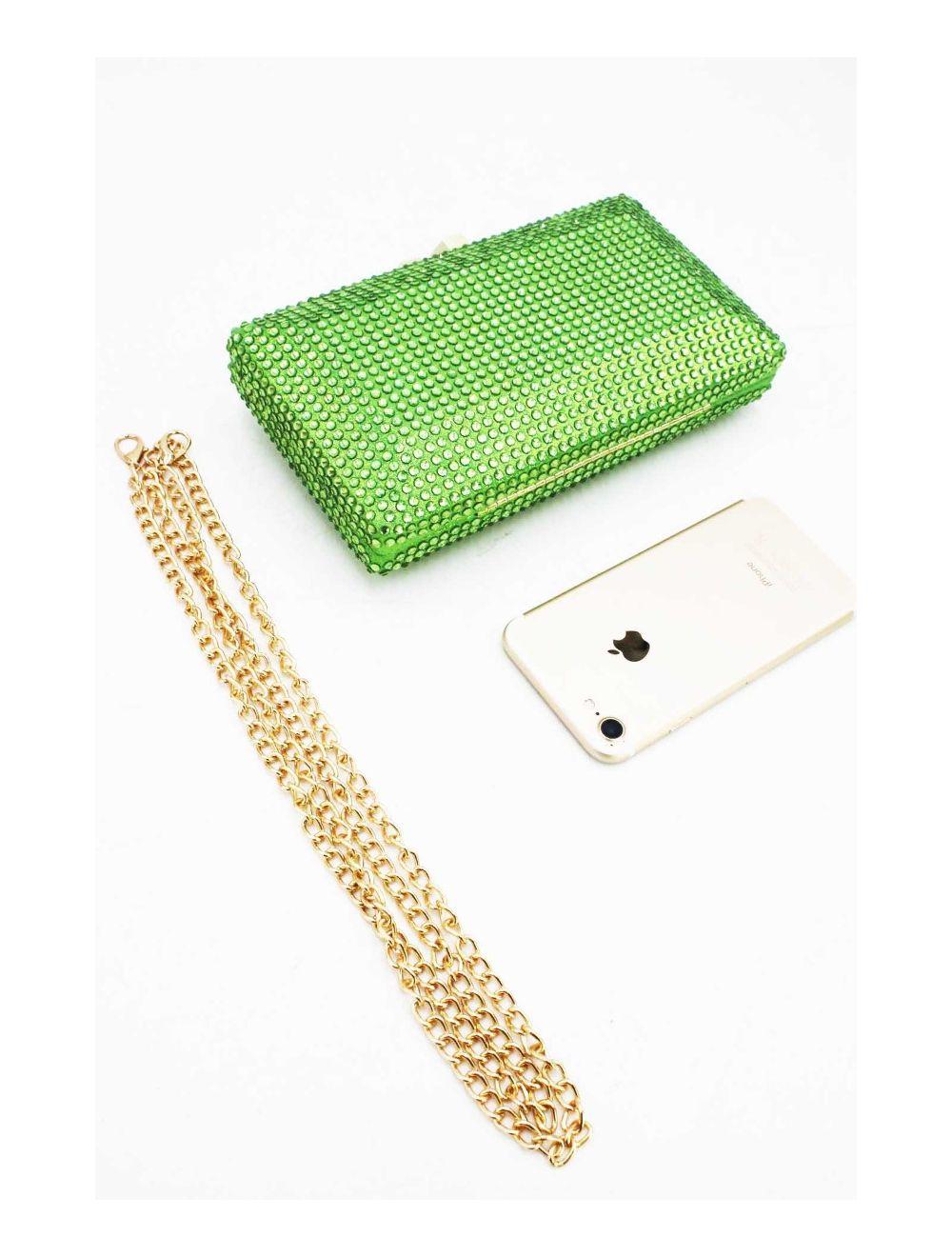 Tom&eva Sac Soirée Boîte De Nuit 22P-5577-Vert