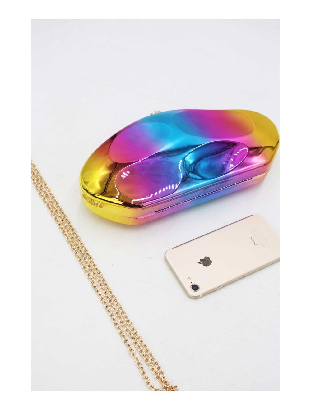 tom&eva Sac Soirée Effet Mirror 24P-5969-Rainbow