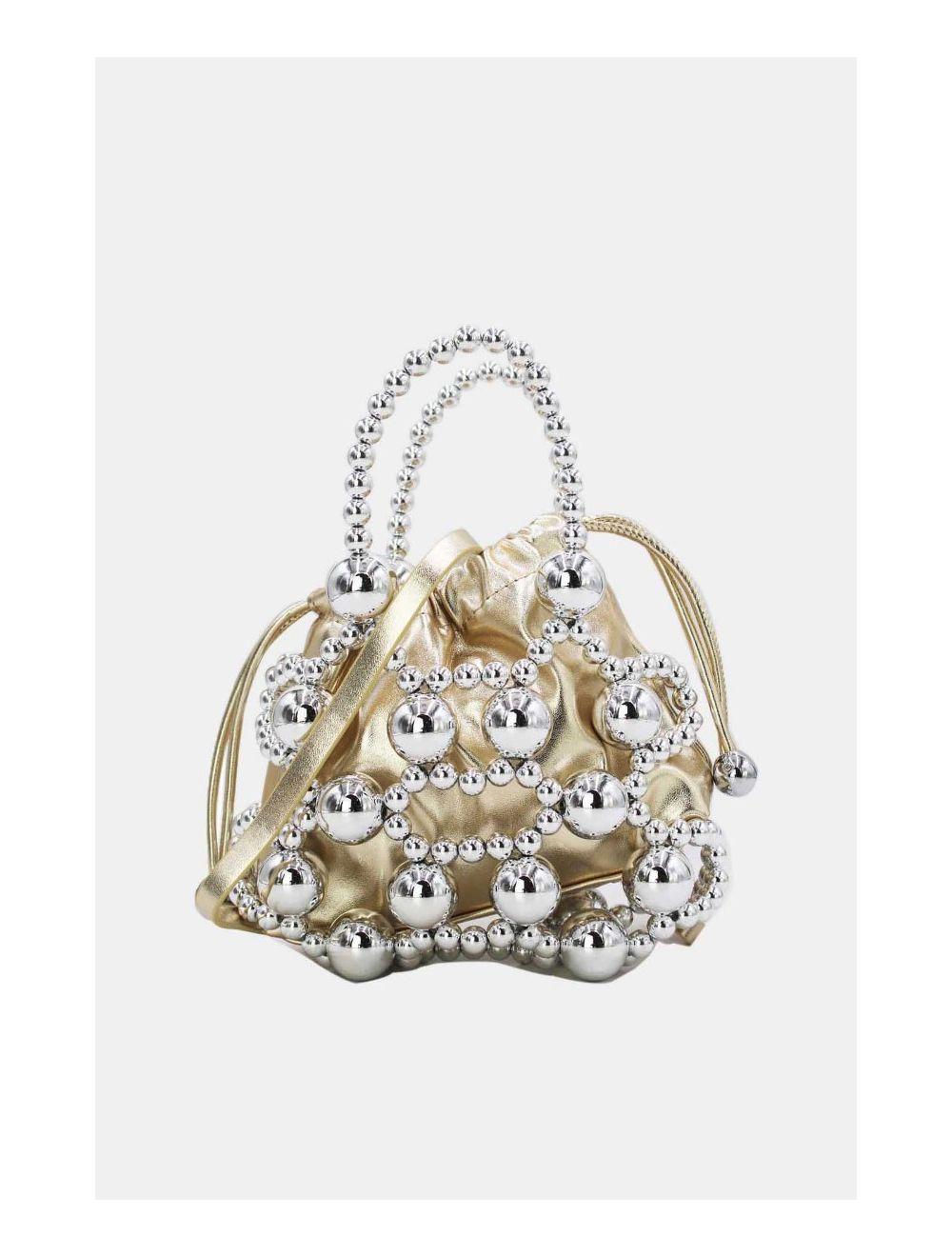 Tom&eva Sac Soirée Perle Métallique 24P-5914-Doré