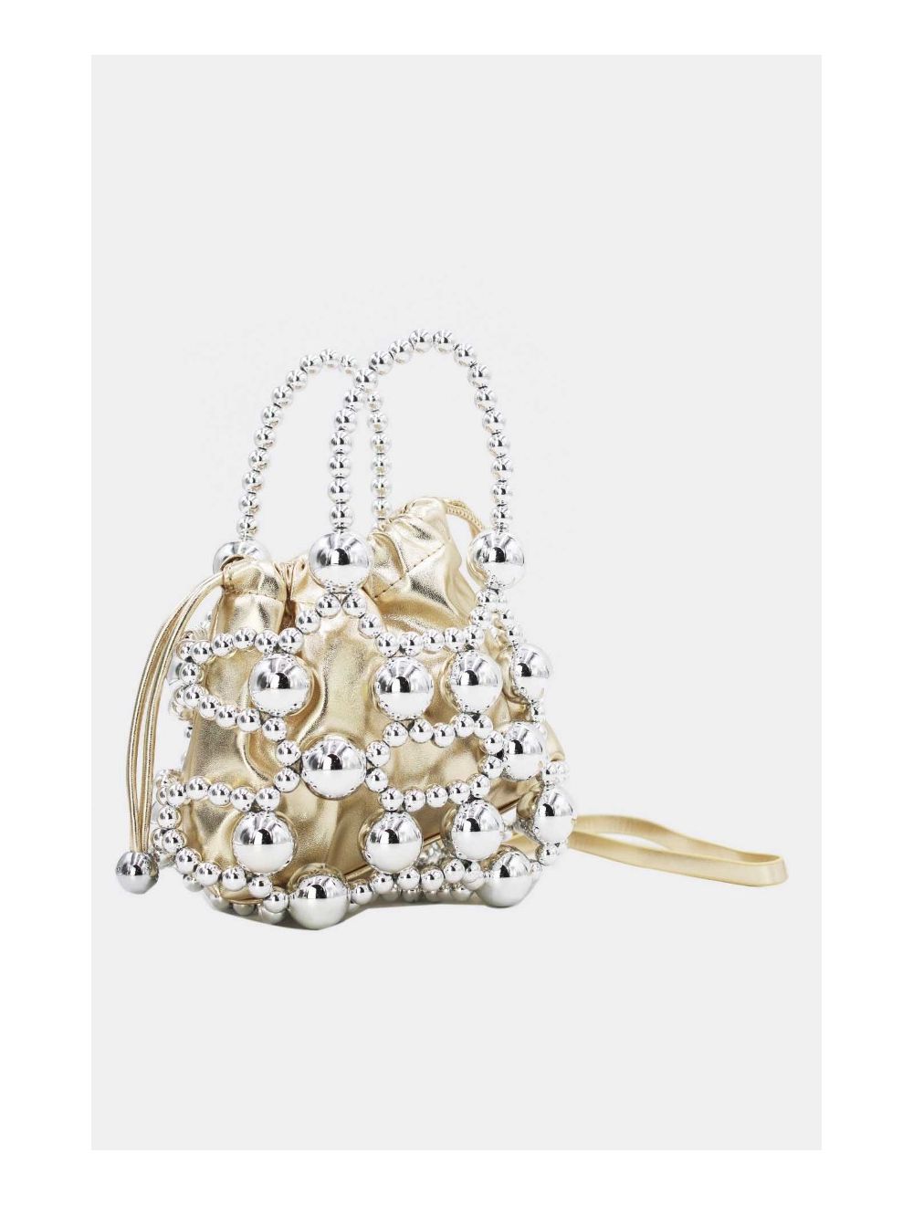 Tom&eva Sac Soirée Perle Métallique 24P-5914-Doré