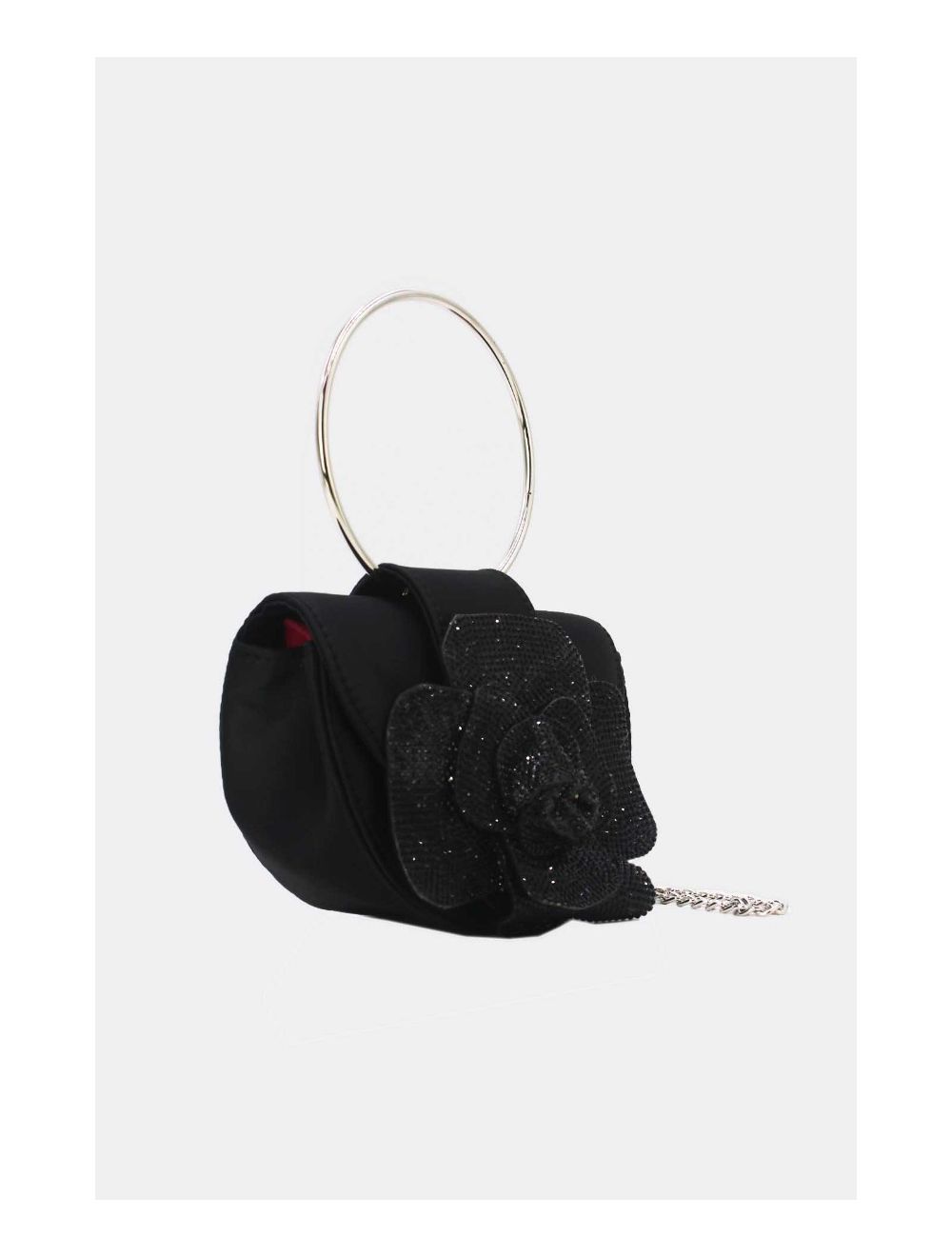 Tom&eva Sac Soirée Strass à Fleur 24P-5930-Noir