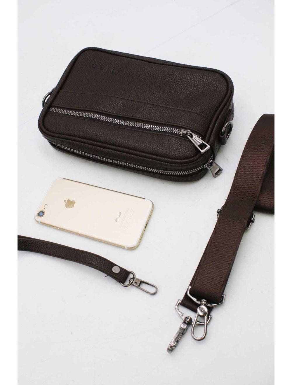 Tom&eva Sacoche En Bandoulière PVC 22L-04-Marron