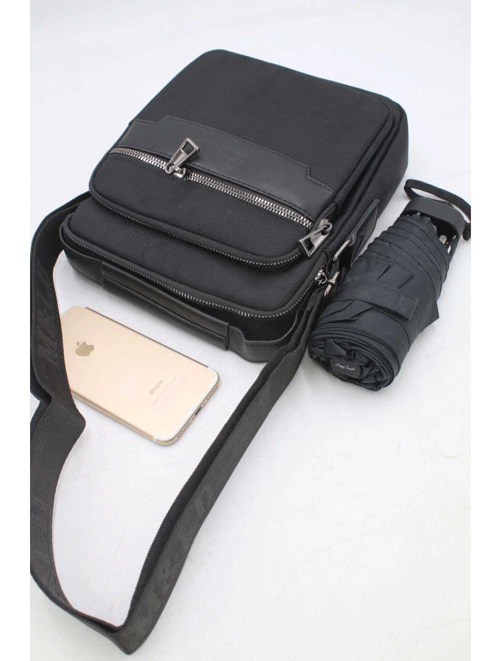 Tom&eva Sacoche Homme En Bandoulière PVC 9934-Noir