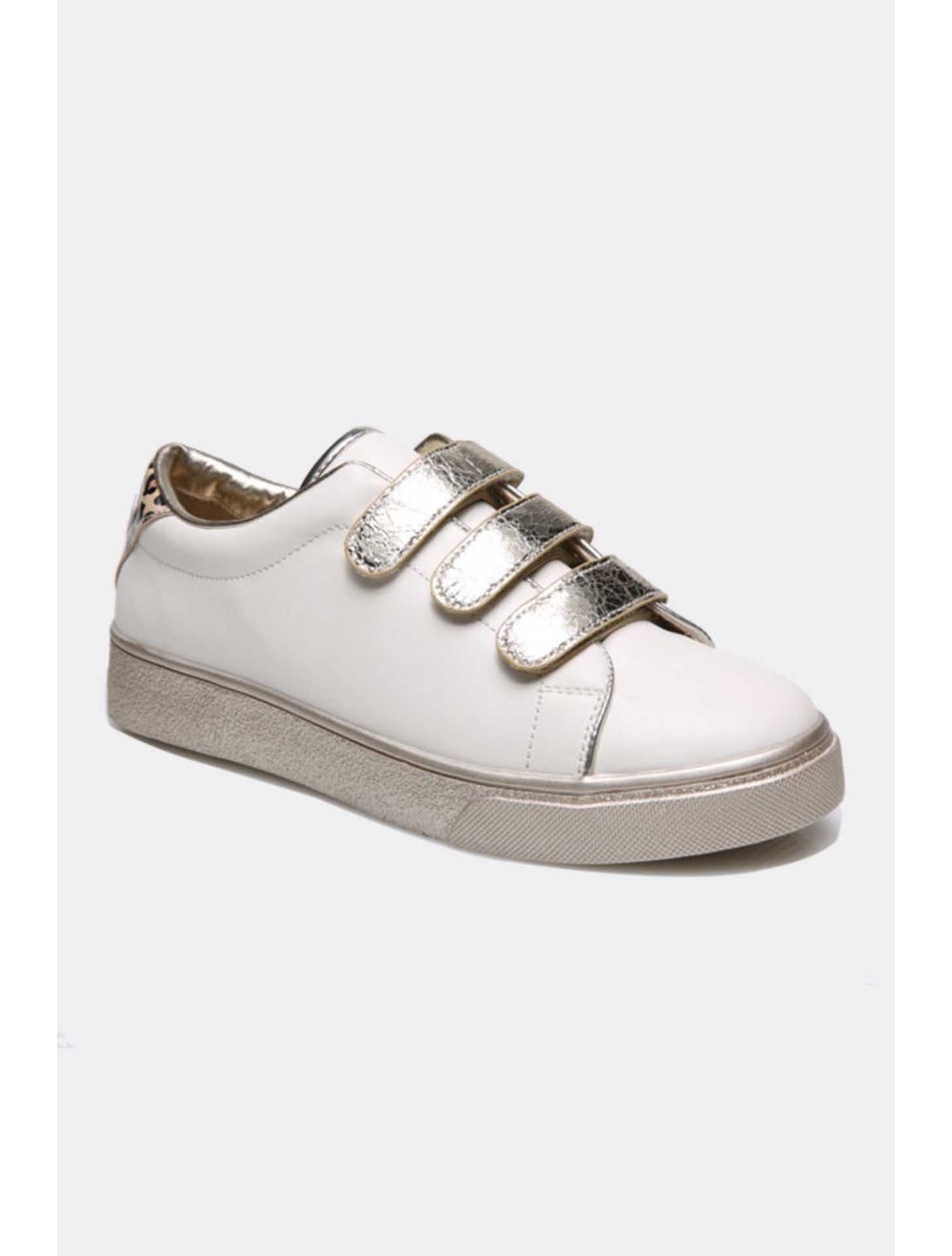 Tom&eva Tennis Blanc 24CH-KP1007-Doré